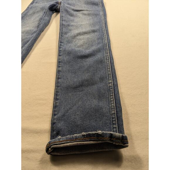Madewell Jeans Women's Size 24 Stovepipe Fair Trade Stretch Spring crop - Picture 15 of 16